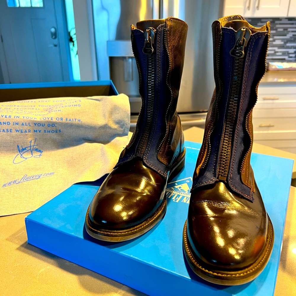 Almost brand new, rarely worn John Fluevog Men’s Boots!